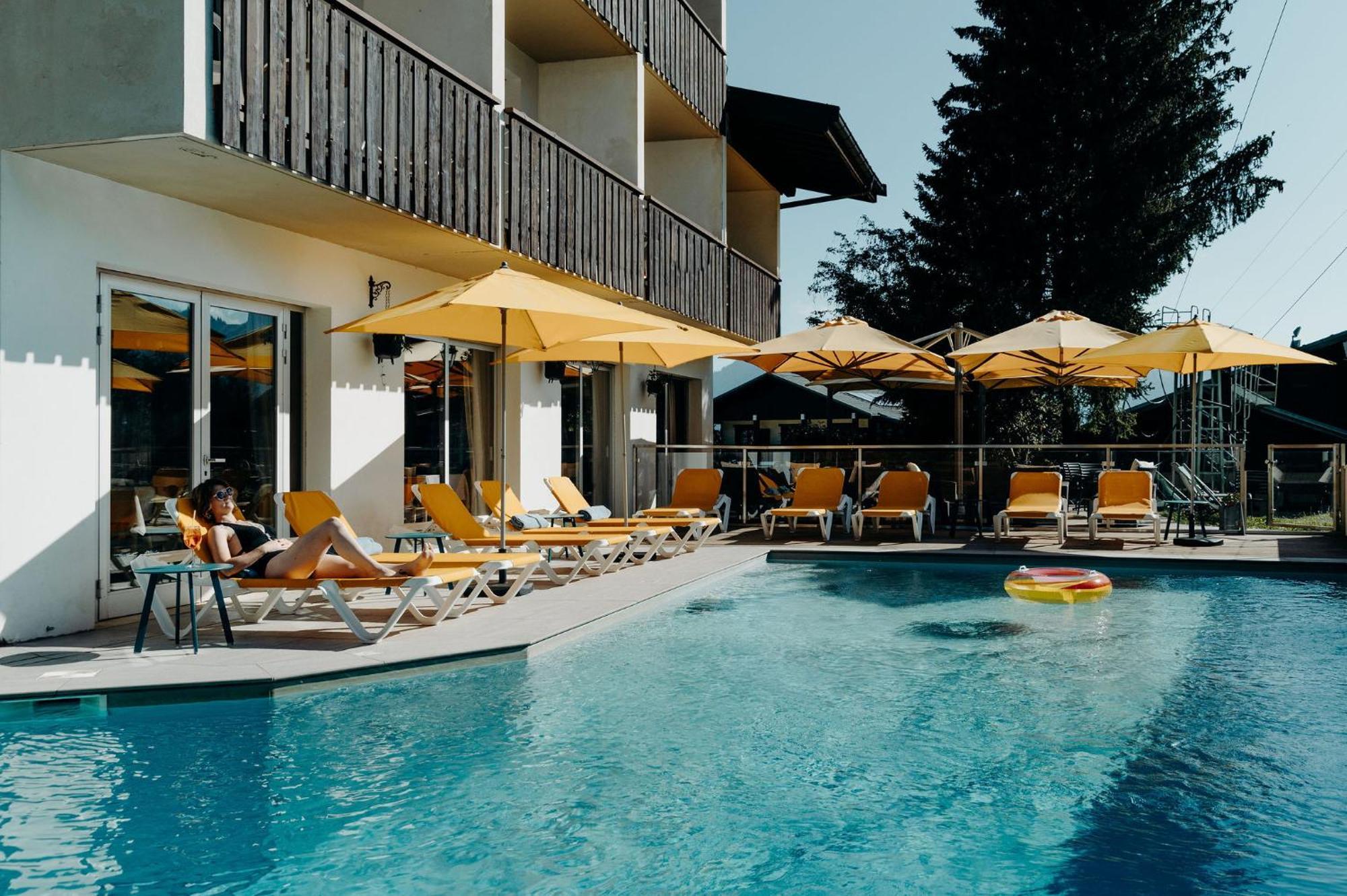 Hotel Le Christania Bellevaux Kültér fotó